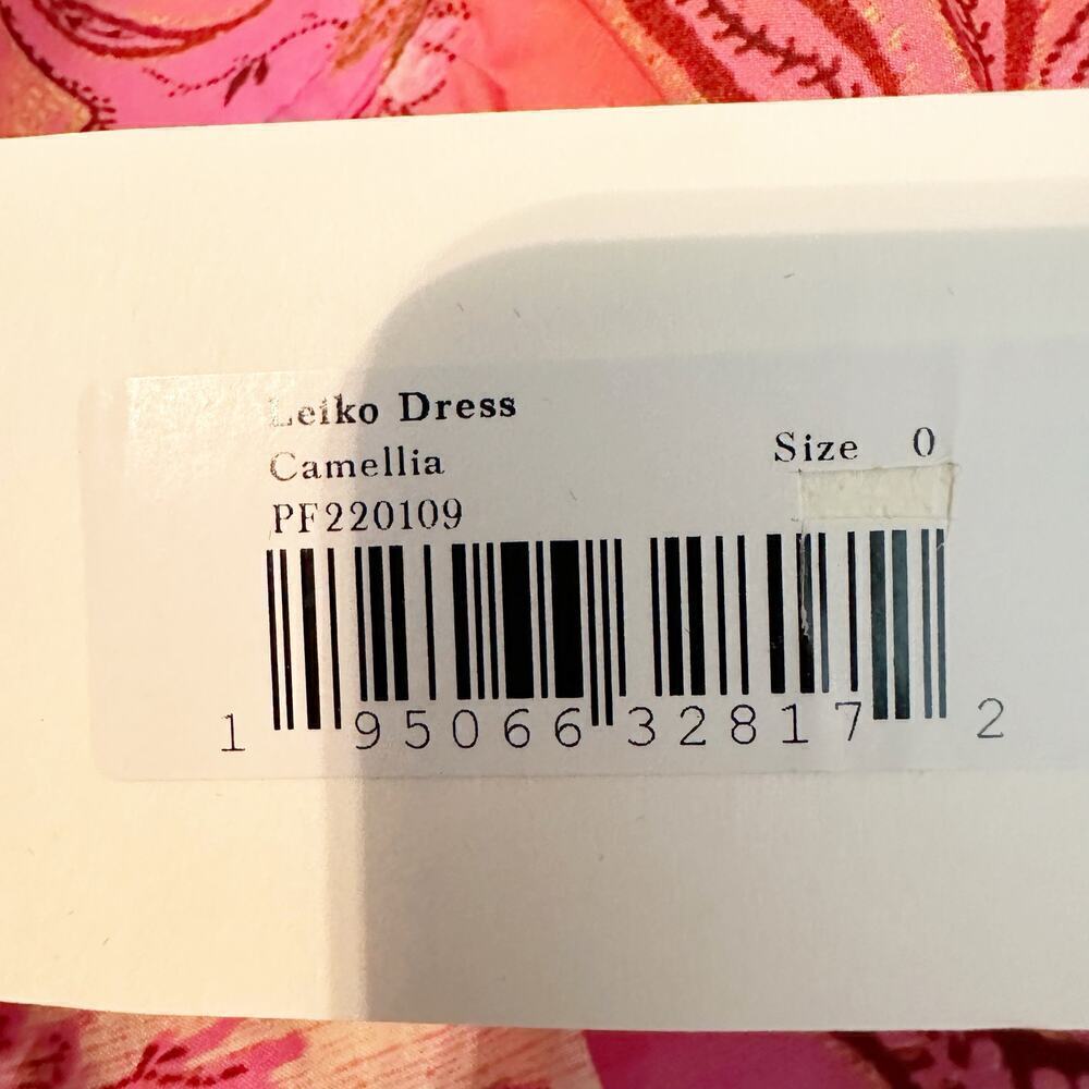 Ulla Johnson Leiko Ruffled Tiered Floral Print Poplin Mini Dress Camellia Size 0 - Picture 5 of 11